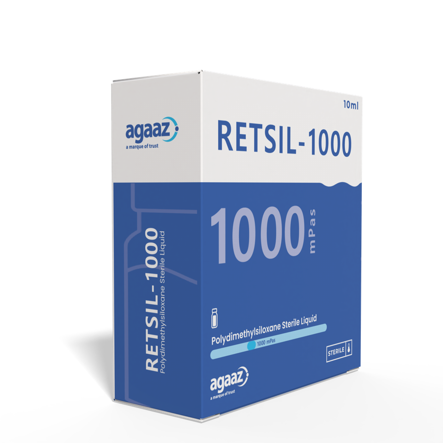 RETSIL 1000 medical grade silicone oil for vitreoretinal tamponade surgery, ophthalmic surgical products India